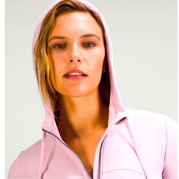 Lululemon PINK PEONY HOODED DEFINE JACKET - Like new - Picture 3 of 4